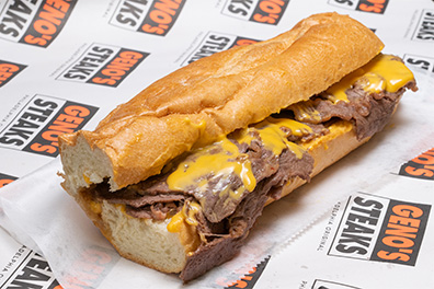 Cheesesteak made for Barrington restaurant delivery.